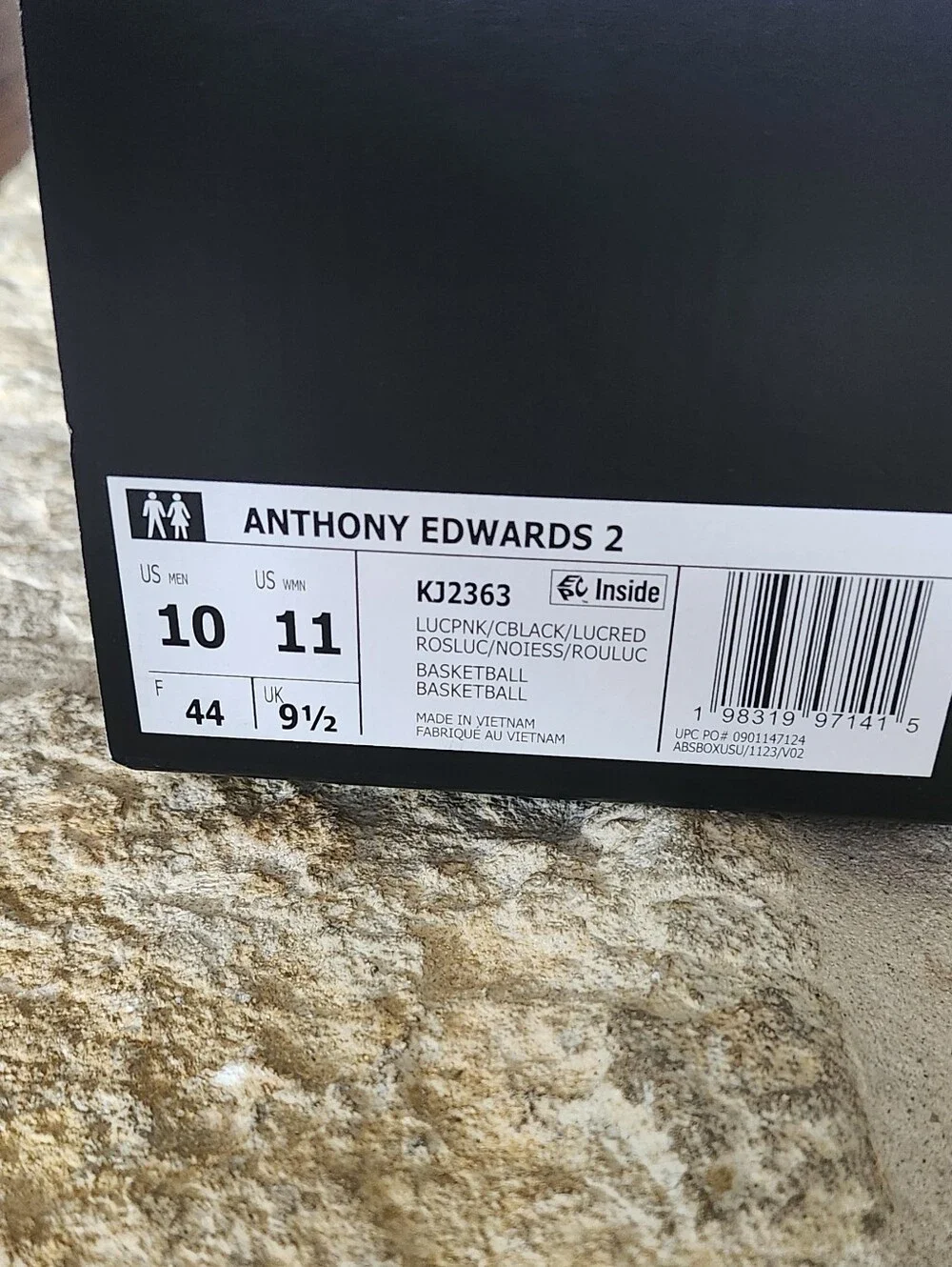 Adidas Anthony Edwards 2 'Lucid Pink' Basketball Shoes